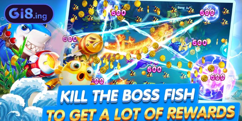 Bắn Cá Boss GI8 Với Hệ Thống Sinh Vật Đa Dạng Đầy Thú Vị 3 Tập trung hỏa lực vào mục tiêu lớn khi có đủ đạn dược